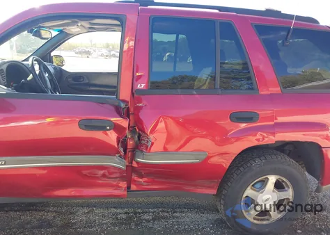 2002 Chevrolet Trailblazer Lt from USA, damaged, VIN 1GNDT13S822523955